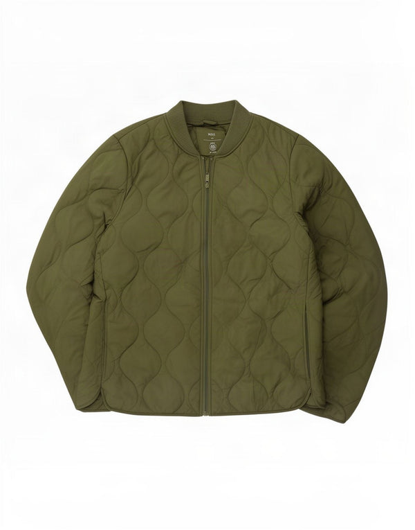 Marks & Spencer Chaqueta acolchada para mujer UK 10 Small Verde Poliéster