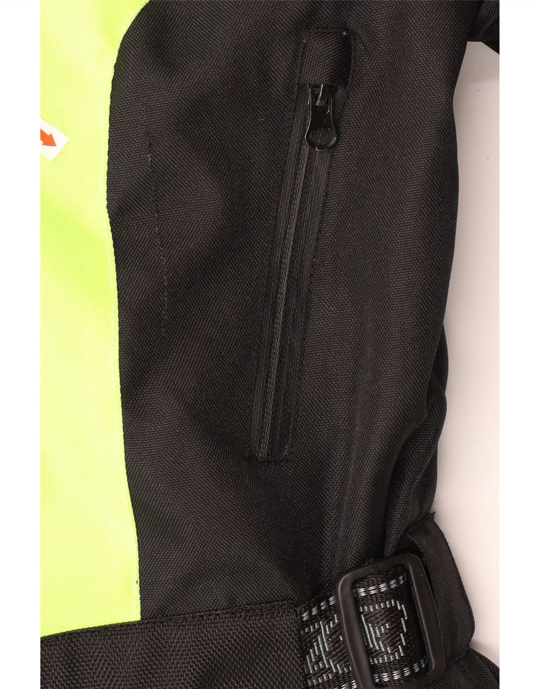 VINTAGE Hombres Gráfico Moto Racer Bomber Chaqueta Reino Unido 44 2XL Verde Colorblock