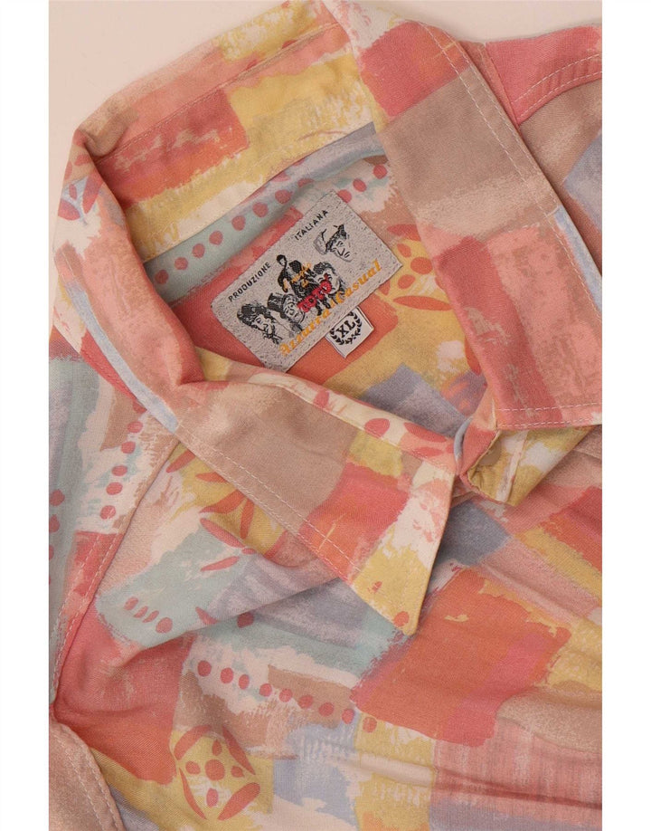 Camisa Azzurra Hombre XL Patchwork Multicolor