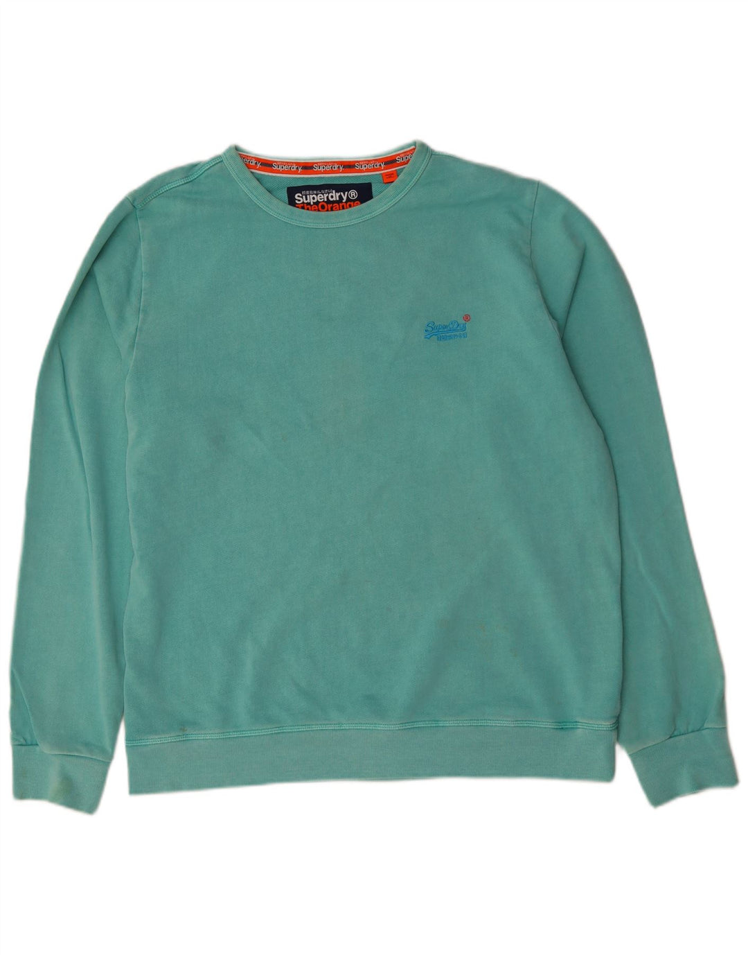 Superdry Hombre Sudadera Jumper 3XL Algodón Verde