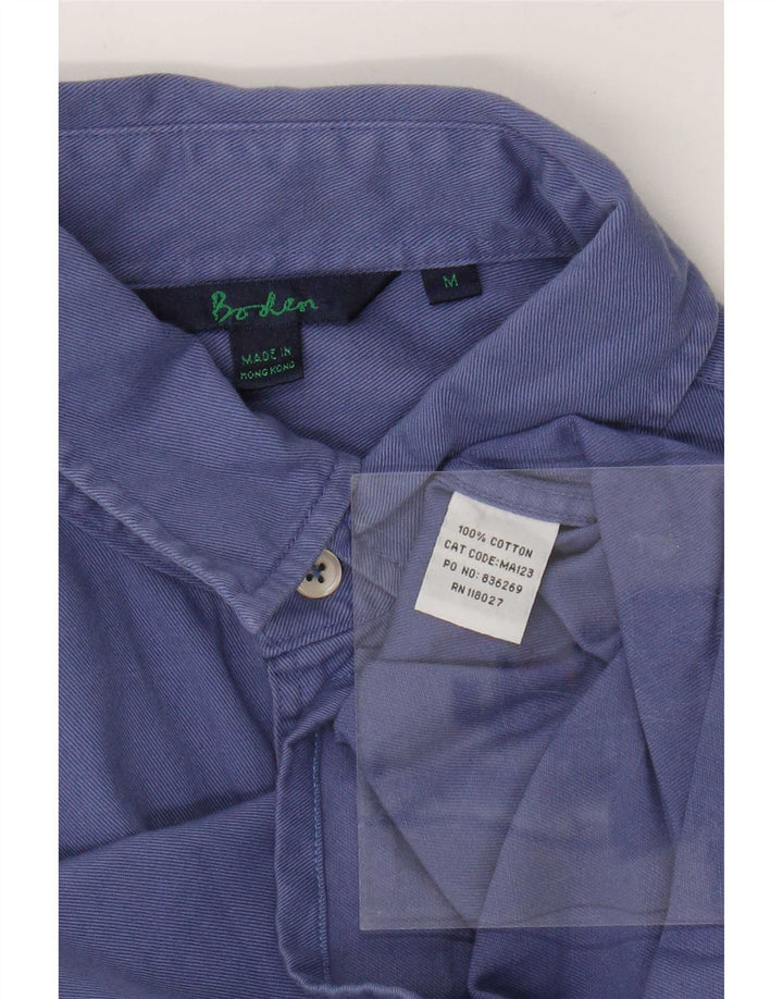 Camisa hombre Boden Algodón azul medio