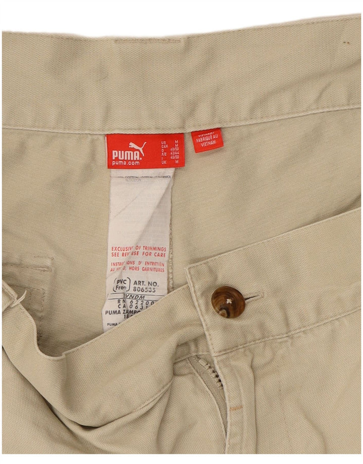 PUMA Mens Chino Shorts Medium W32  Beige Cotton