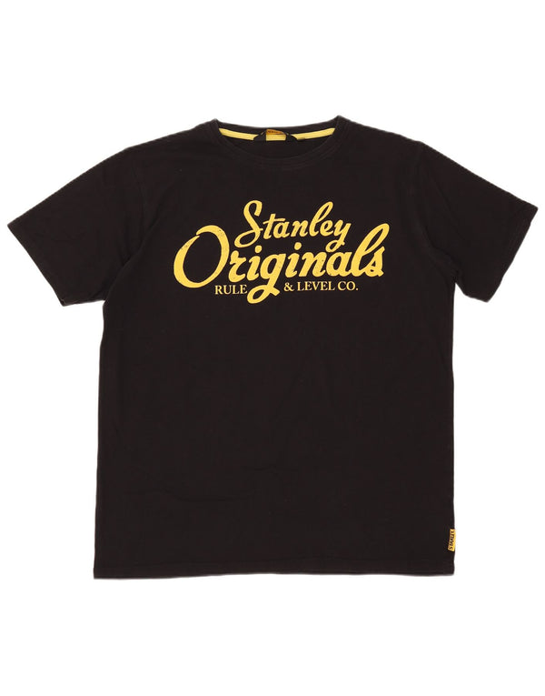 Stanley Mens Originals Camiseta Gráfica Top IT 54 XL Algodón Negro