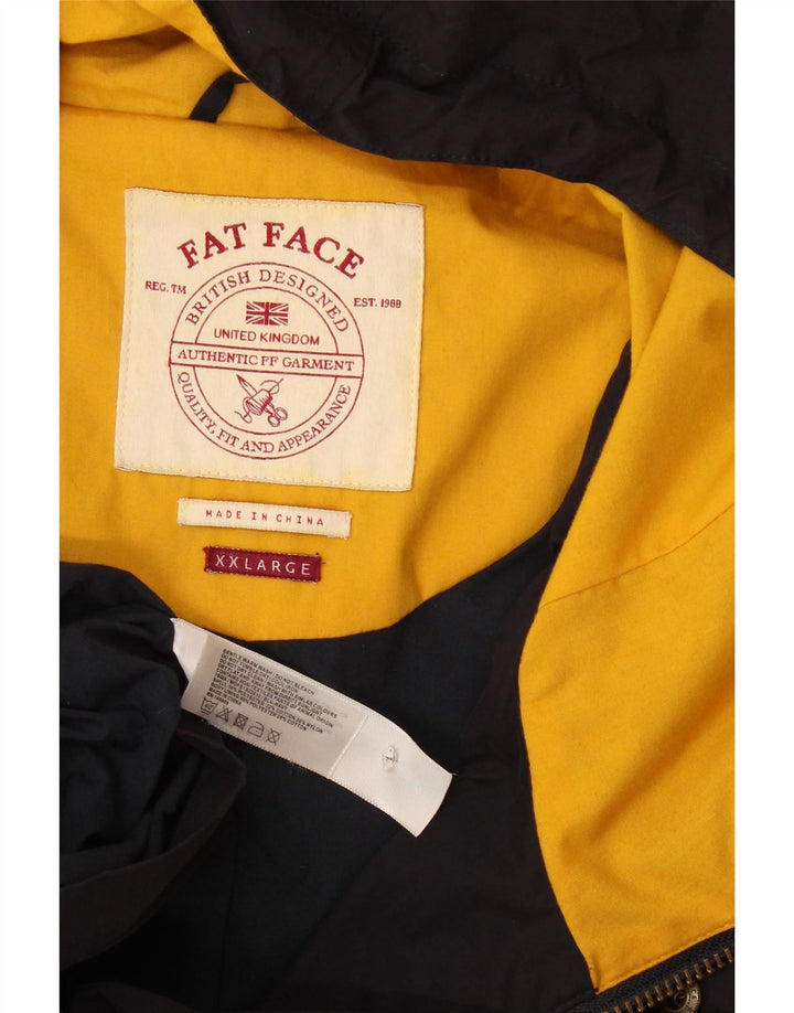 Chaqueta utilitaria con capucha para hombre Fat Face UK 44 2XL Azul marino Poliéster