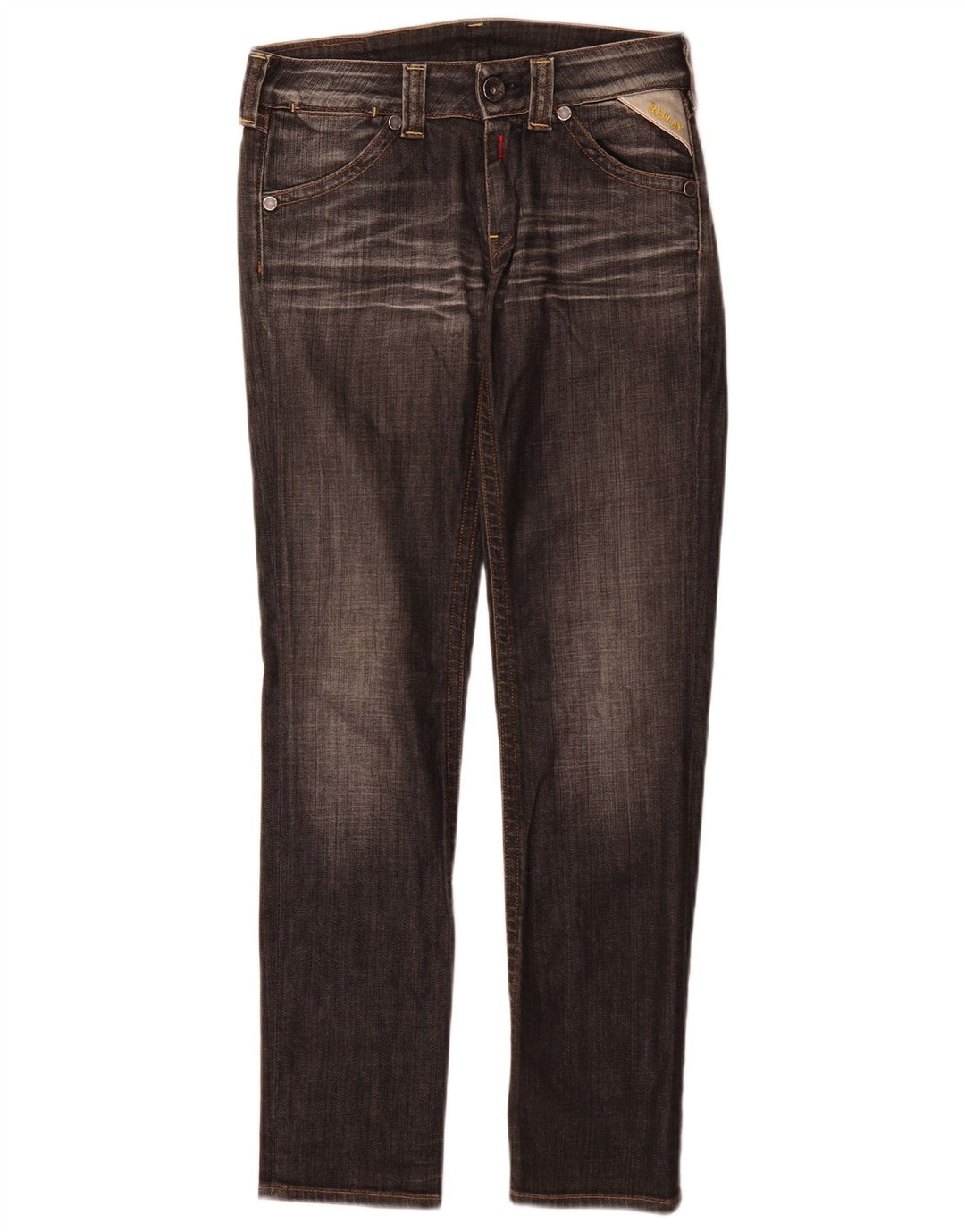 Vaqueros ajustados para mujer Replay W26 L30 Algodón gris