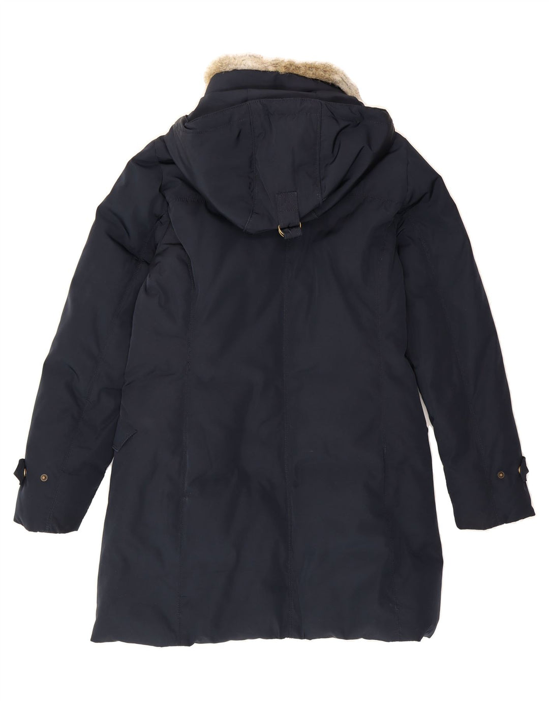 TOMMY HILFIGER Womens Hooded Padded Coat UK 16 Large Navy Blue Polyester Vintage Tommy Hilfiger and Second-Hand Tommy Hilfiger from Messina Hembry 
