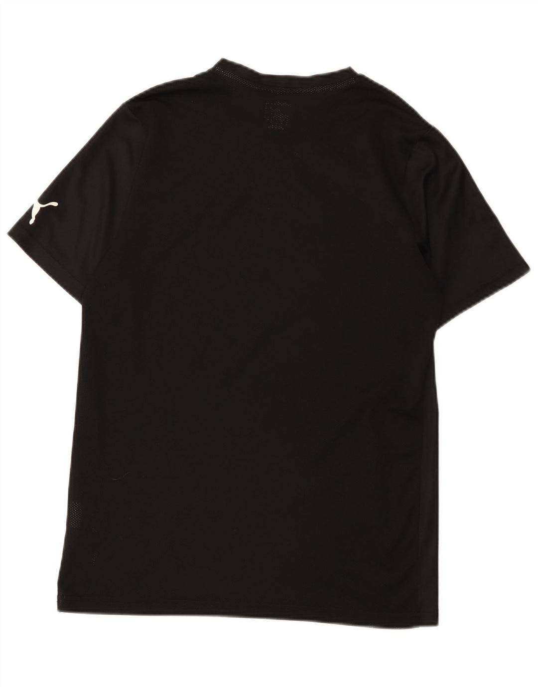 Camiseta Puma Hombre Top Medium Negro Colorblock Poliéster