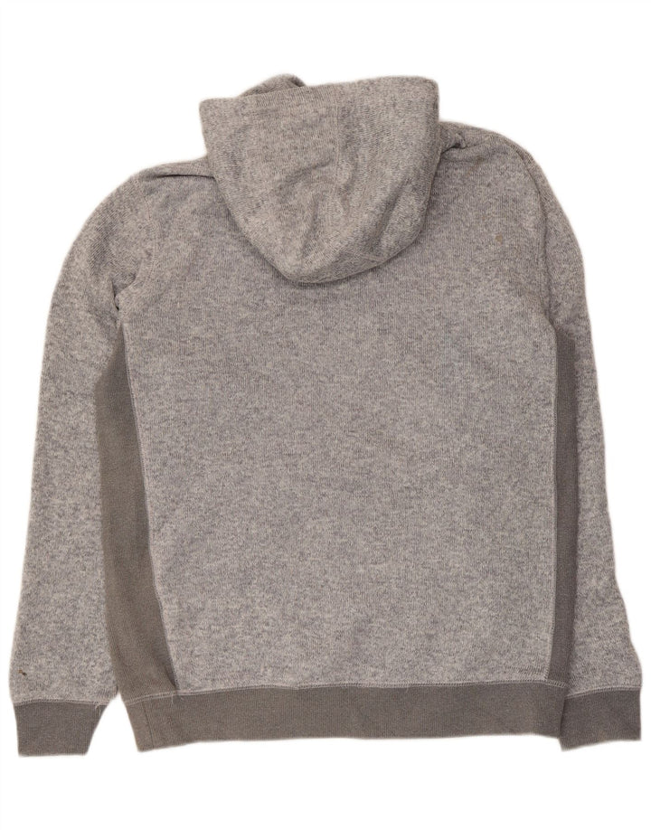 Quiksilver Hombre Sudadera con Capucha Jumper Large Gris Colorblock Poliéster