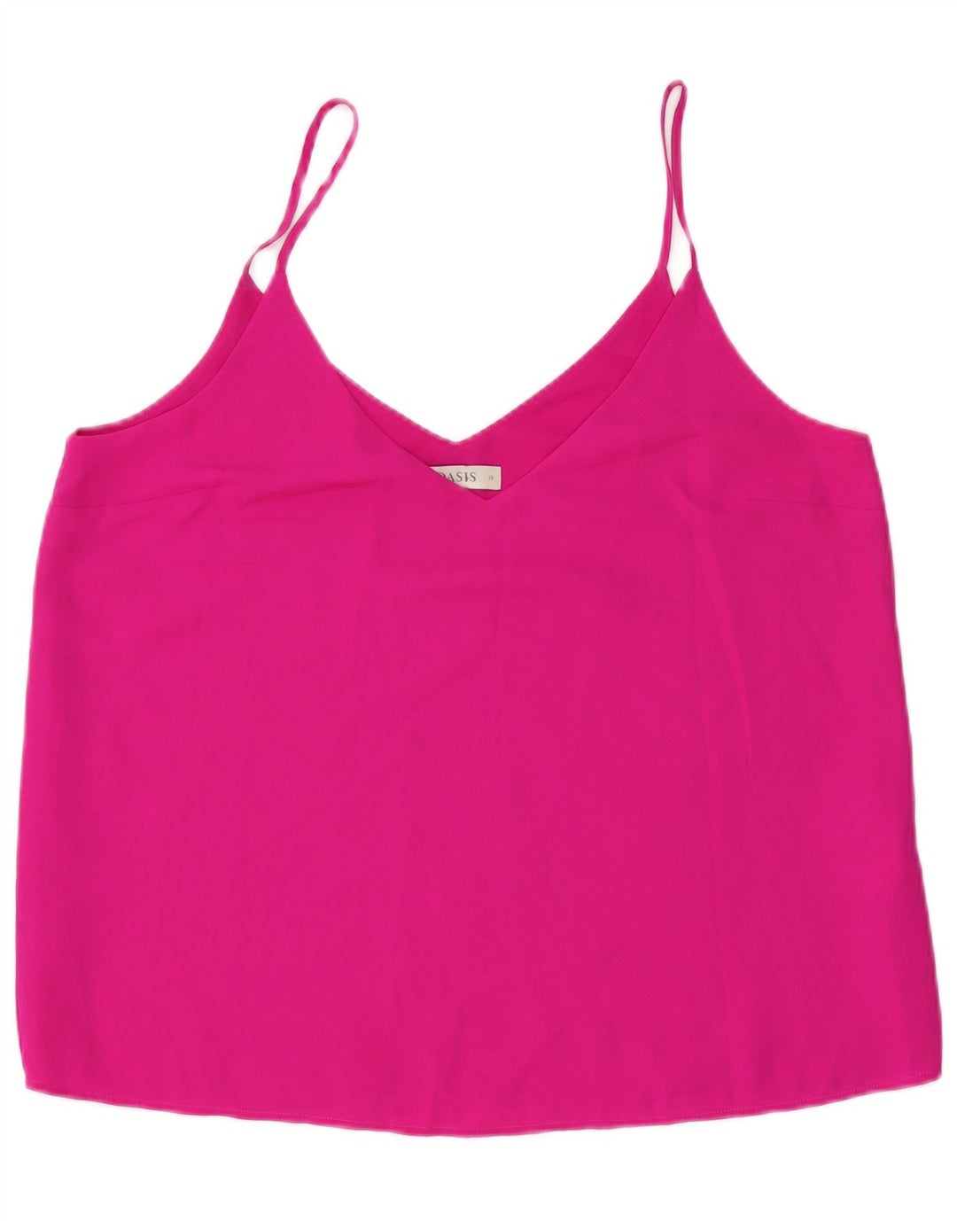 Top corto de tirantes Oasis para mujer UK 40 XL Poliéster rosa