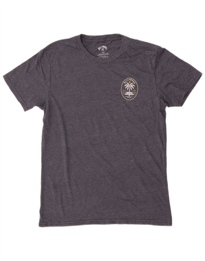 Billabong Hombre Camiseta Gráfica Top Medium Azul Marino Algodón
