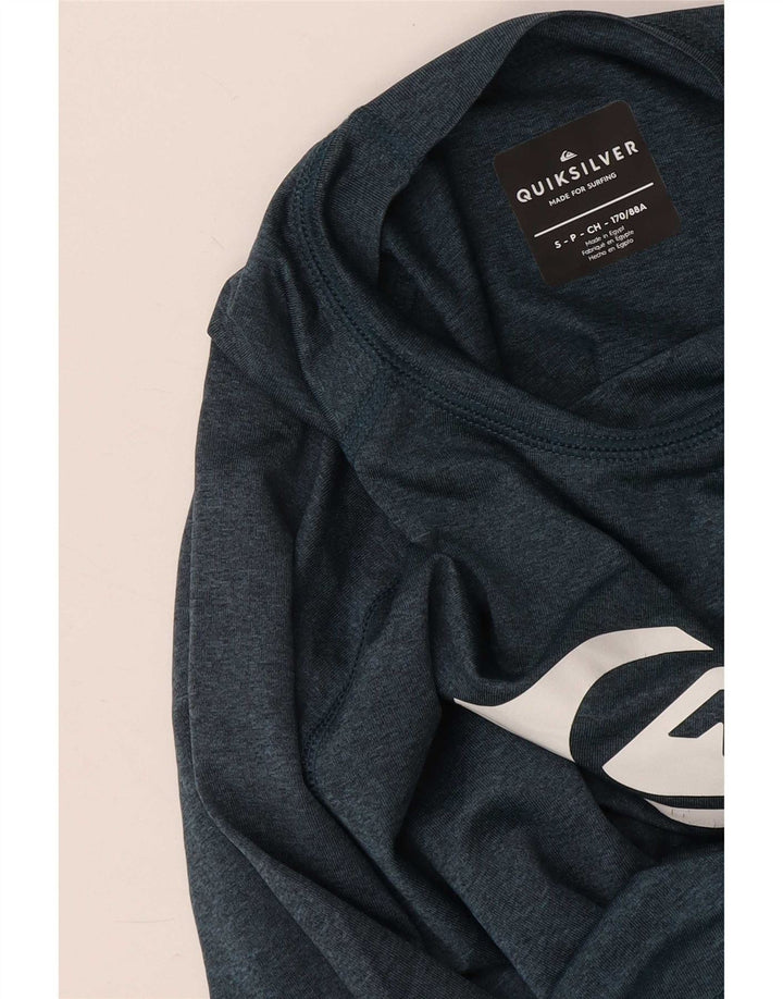 Quiksilver - Camiseta gráfica para hombre, talla pequeña, color azul