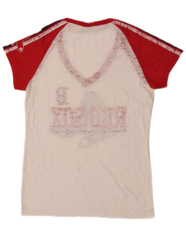 Genuine Merchandise - Camiseta con gráfico de los Boston Red Sox para hombre, talla grande, color blanco