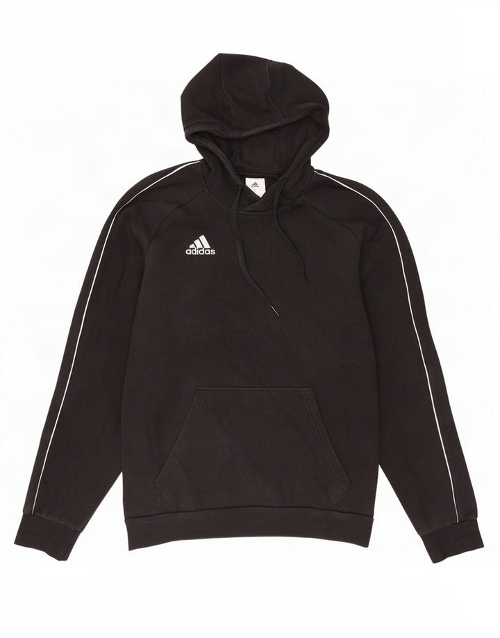 Adidas Hombre Sudadera Con Capucha Jumper Medium Negro Algodón
