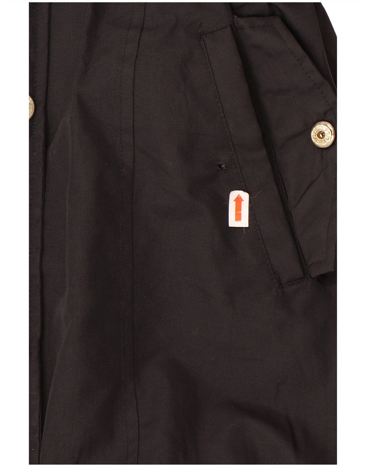 Parka con capucha para mujer Lipsy UK 8 Small Poliéster negro