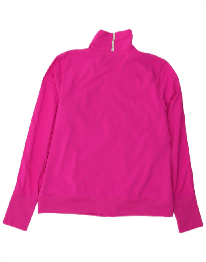 Fila Mujer Chándal Top Chaqueta UK 40 Grande Poliéster Rosa