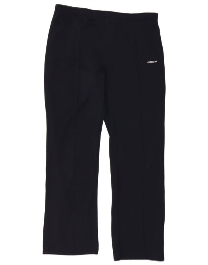 Reebok Pantalones de chándal para mujer UK 8 Small Azul marino Poliéster