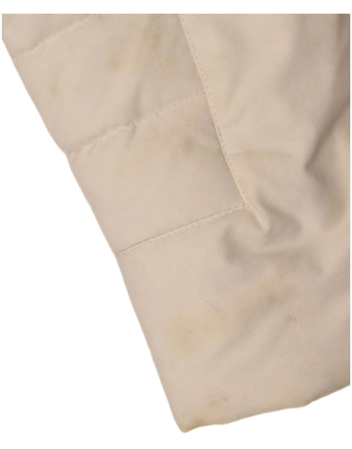Helly Hansen Chaqueta acolchada con capucha para mujer UK 42 Medium White Nylon