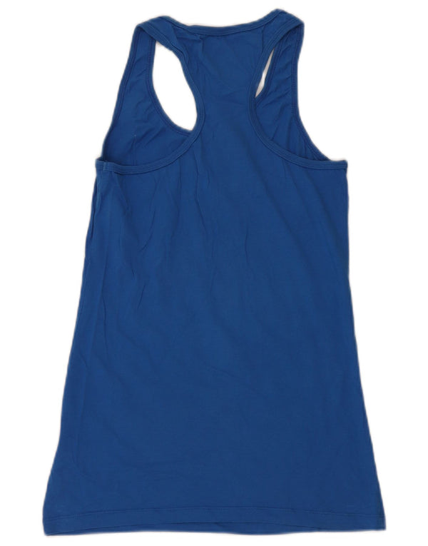 Camiseta sin mangas Nike Slim Fit Graphic para mujer UK 40/40 Azul medio