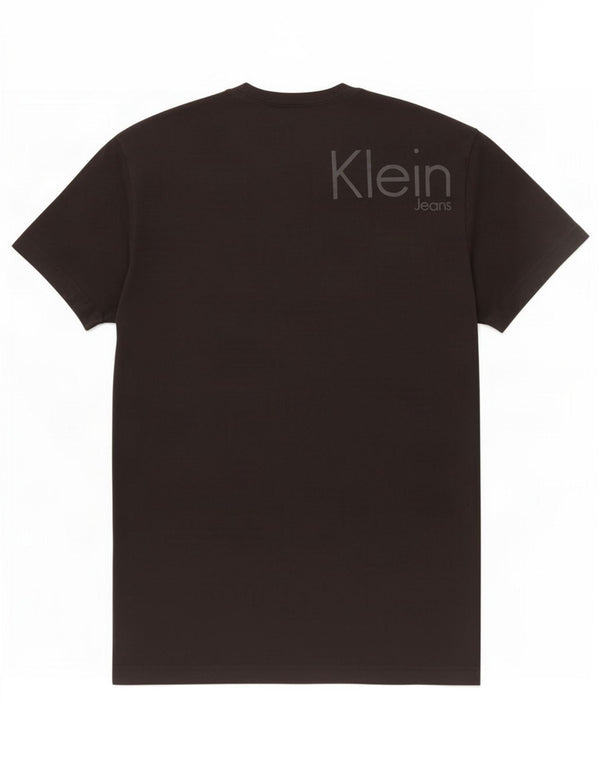 Calvin Klein Jeans - Camiseta gráfica para hombre, talla mediana, algodón negro
