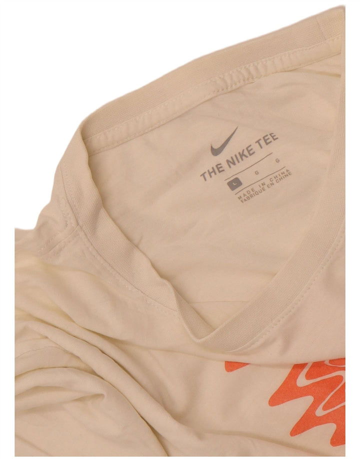 Nike - Camiseta gráfica para hombre, talla grande, color blanco