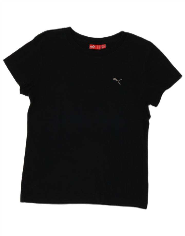 Puma Camiseta para mujer Top UK 14 Medium Negro Algodón
