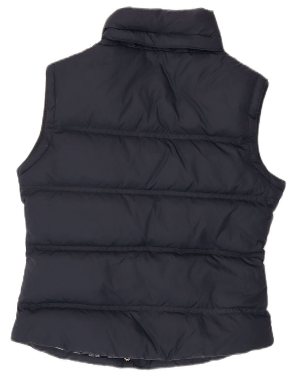 Jack Wills Chaleco acolchado para mujer UK 10 Small Azul marino