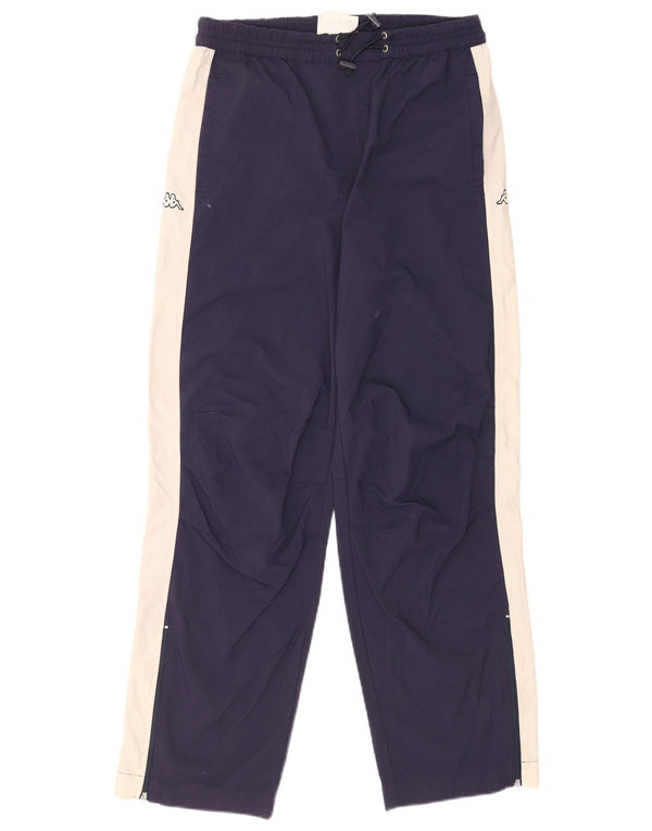 Kappa Hombre Pantalones De Chándal Gráficos Medium Azul Marino Colorblock