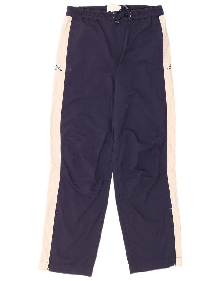 Kappa Hombre Pantalones De Chándal Gráficos Medium Azul Marino Colorblock