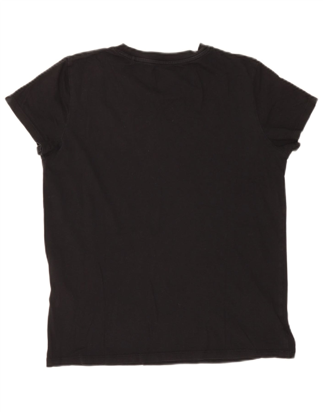 Levi's Camiseta gráfica para mujer Top UK 44 Algodón negro mediano
