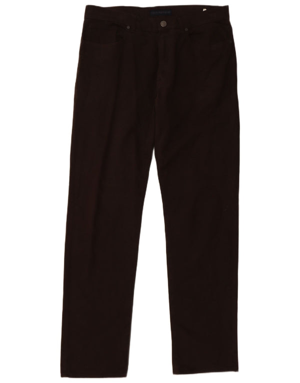 Pantalones Casuales Recto Hombre Trussardi W36 L34 Marrón