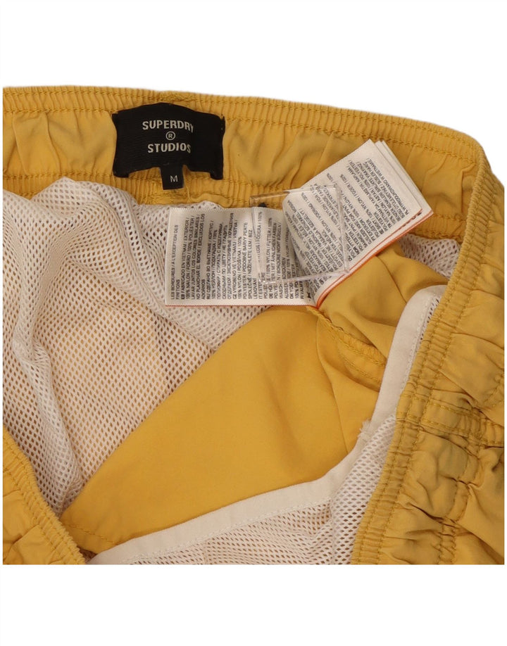 Superdry Bañador Corto De Nylon Amarillo Mediano Hombre