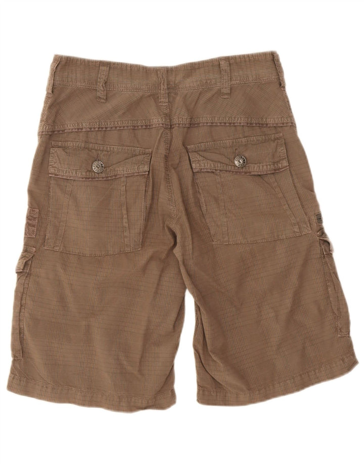 Guess Mens Cargo Shorts W29 Pequeño Algodón Marrón