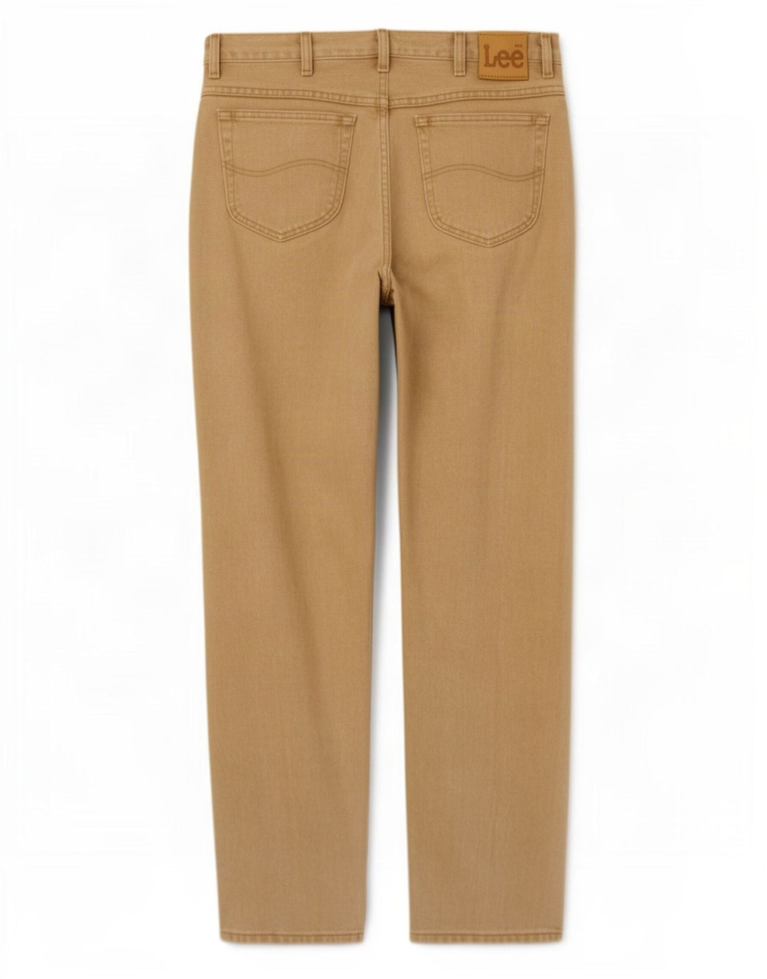 Vaqueros rectos para hombre Lee W38 L34 Algodón beige