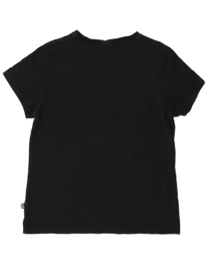 Puma - Camiseta gráfica para mujer, talla 40, talla M, color negro