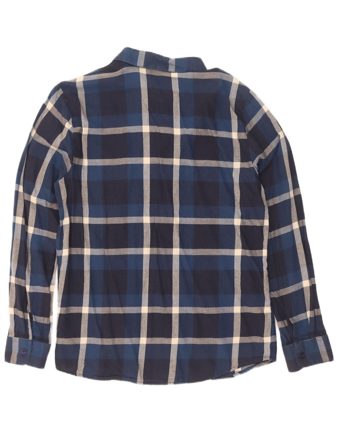 Camisa de franela Volcom para hombre Algodón a cuadros azul marino mediano
