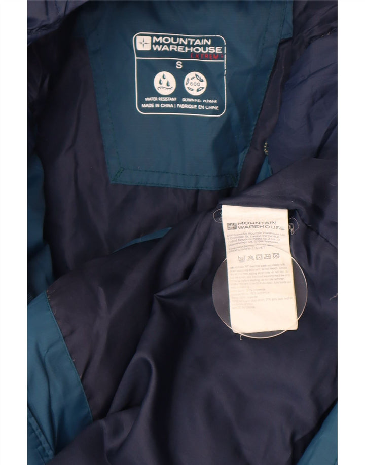 Chaqueta acolchada con capucha para hombre Mountain Warehouse ES 36 Small Azul Colorblock