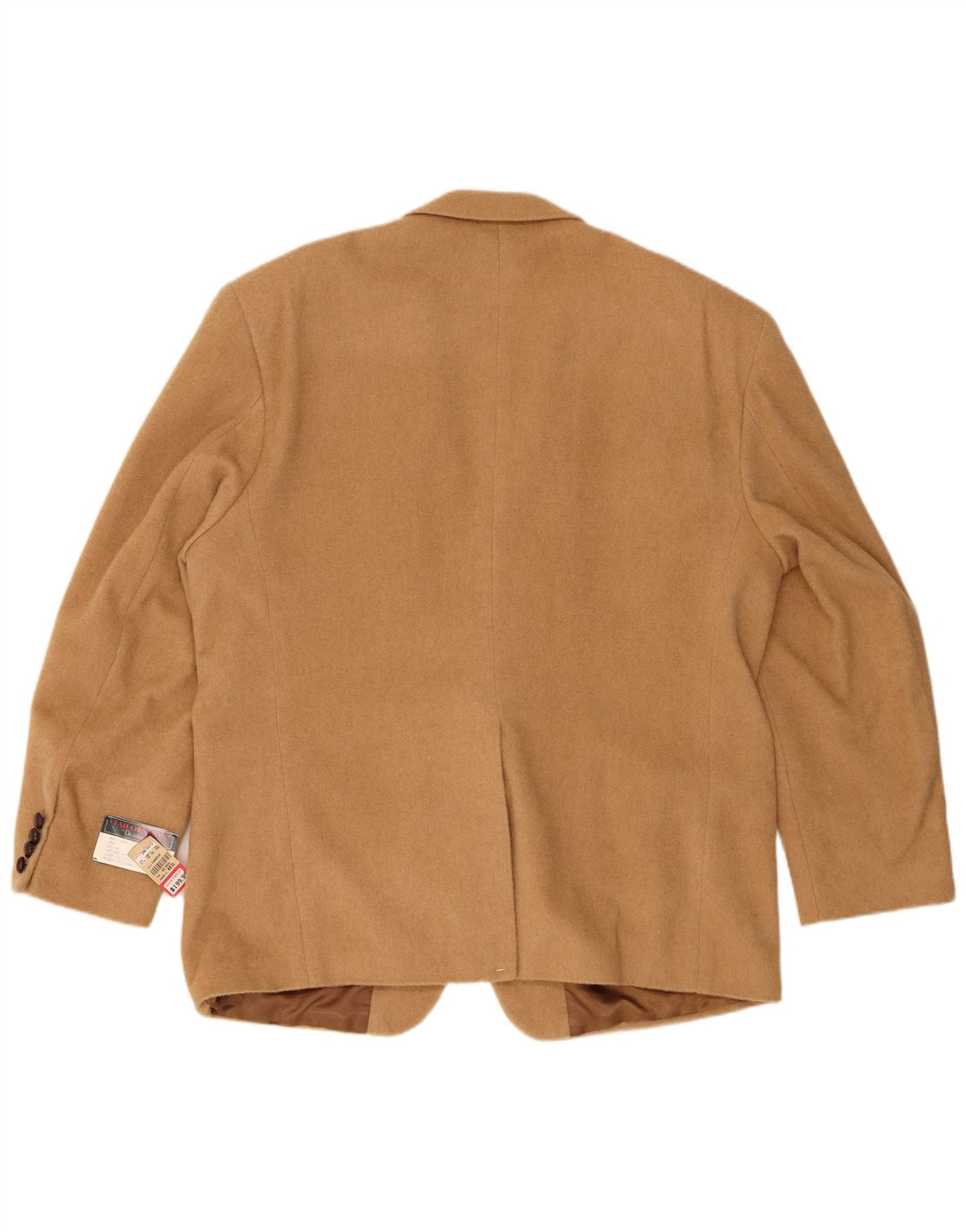 Deansgate Chaqueta tipo blazer de 2 botones para hombre UK 46 3XL Beige Camelhair