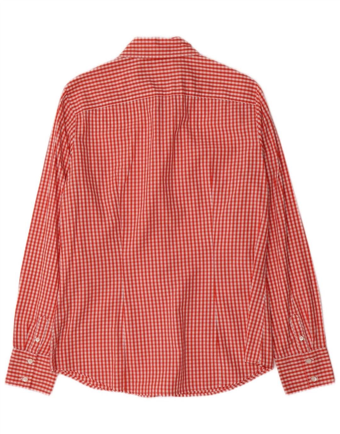 Tommy Hilfiger Camisa para mujer US 10 Grande Rojo Gingham Algodón