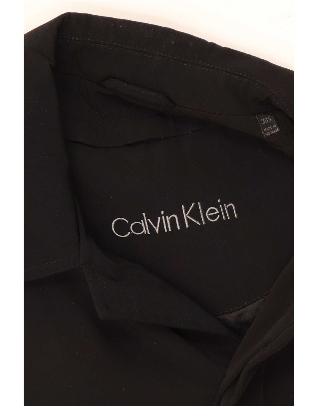 Abrigo Calvin Klein para hombre UK 38 Poliéster negro mediano