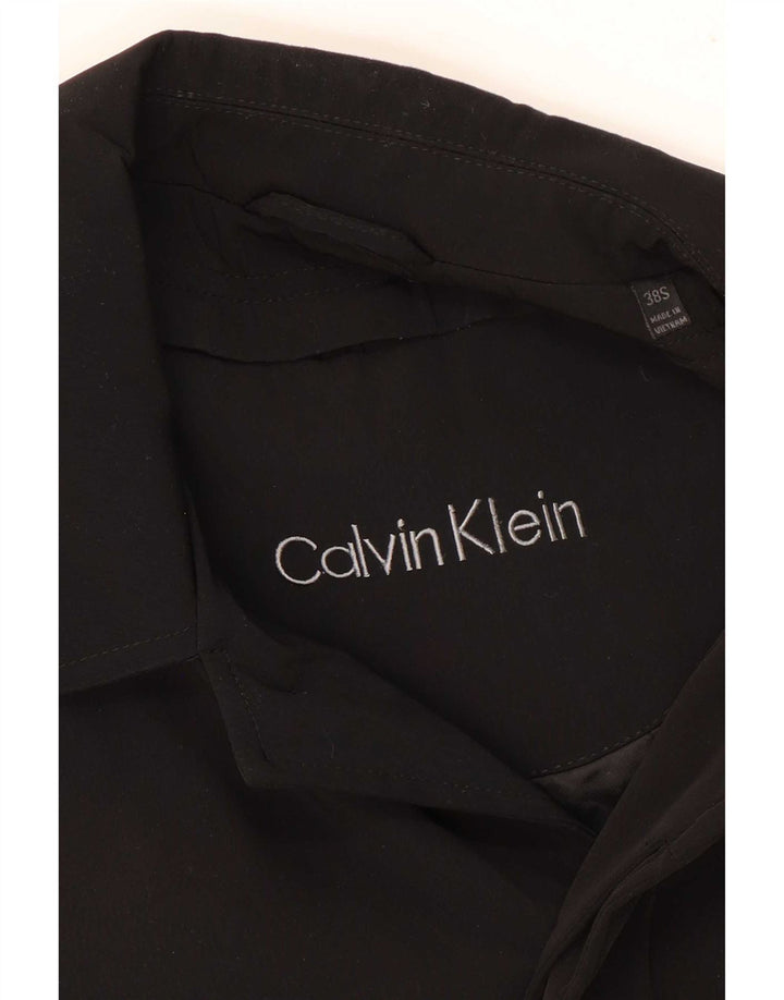 Abrigo Calvin Klein para hombre UK 38 Poliéster negro mediano