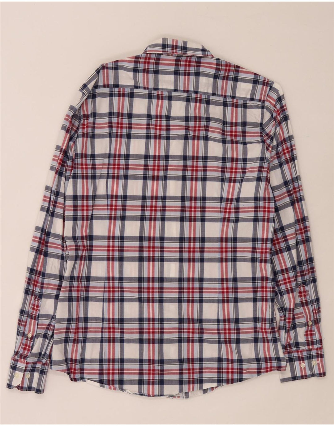 Barbour Camisa Entallada De Algodón A Cuadros Multicolor Mediano Hombre