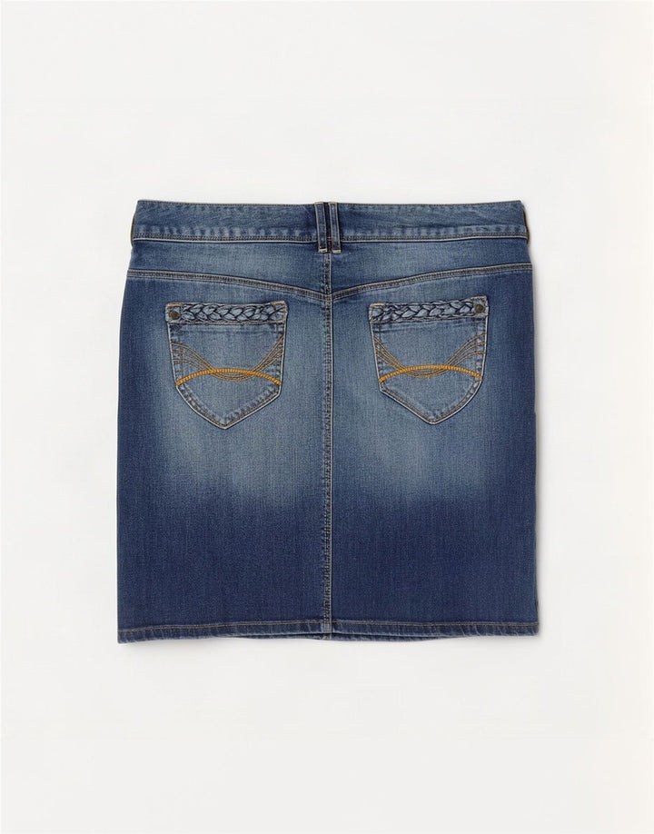 Tom Tailor Minifalda vaquera para mujer EU 40 Mediana W34 Algodón azul
