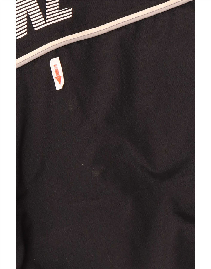 Nike - Chaqueta cortavientos con capucha para hombre, talla 42/44, poliéster negro grande