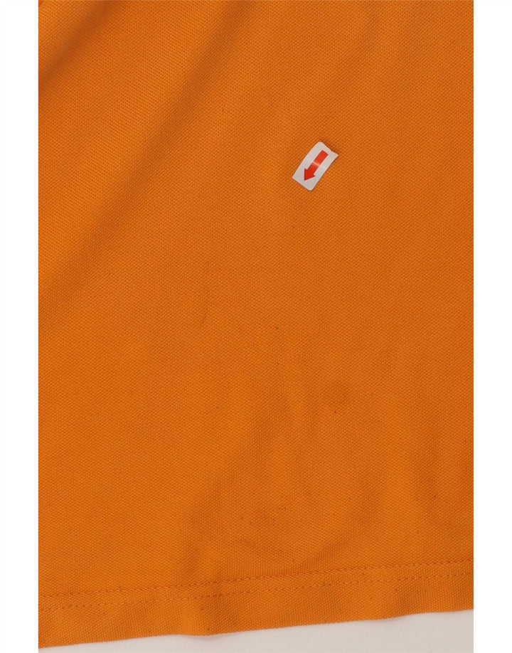 DIADORA Polo Hombre Grande Naranja Algodón