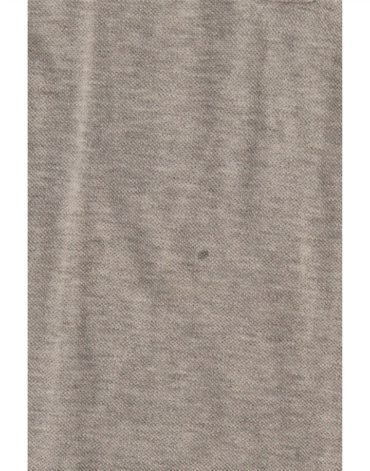 Polo Tommy Hilfiger de algodón moteado en gris medio para hombre