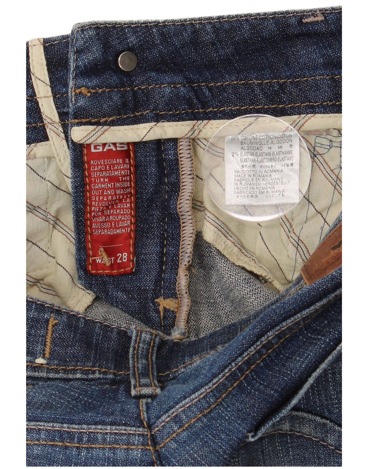 Vaqueros Slim Mujer Gas W28 L29 Algodón Azul