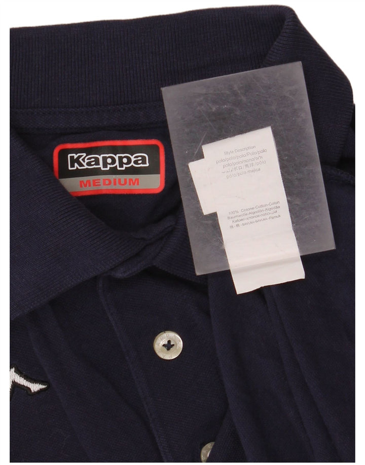KAPPA Polo Hombre Algodón Azul Marino Mediano