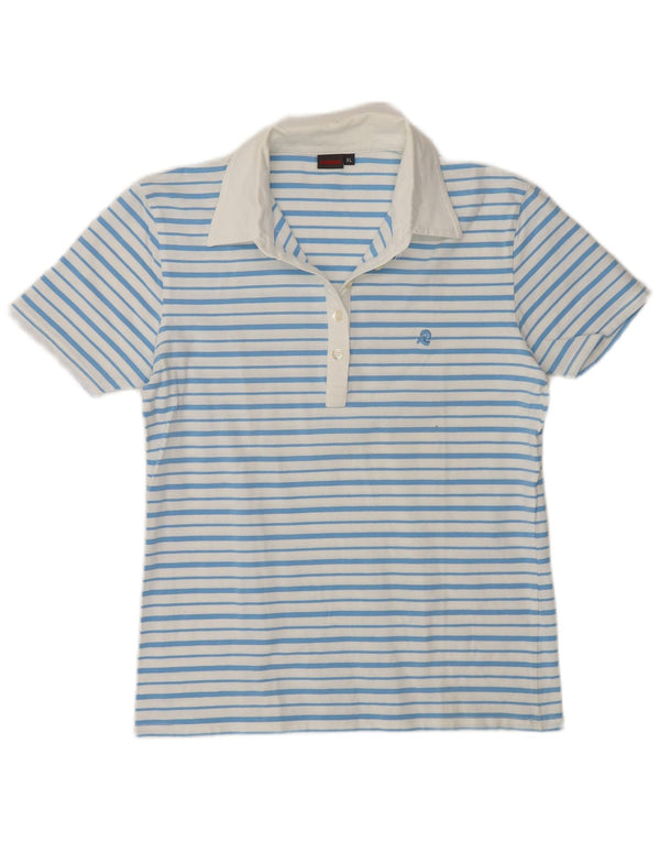Polo Invicta para mujer UK 40 XL Rayas azules