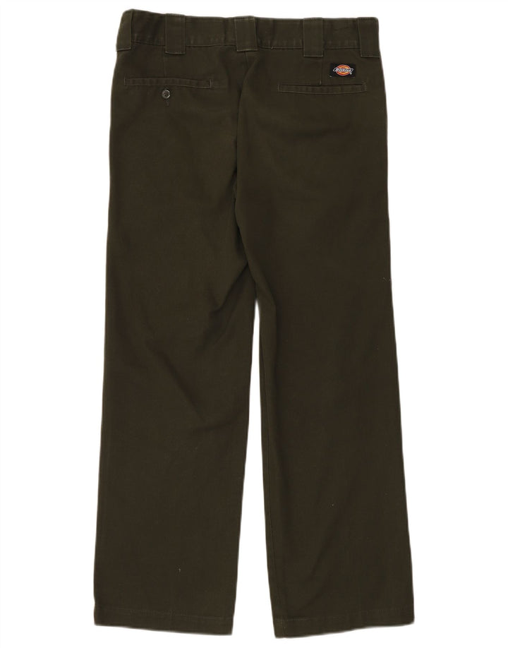Dickies Pantalón chino recto para hombre W30 L30 Poliéster caqui