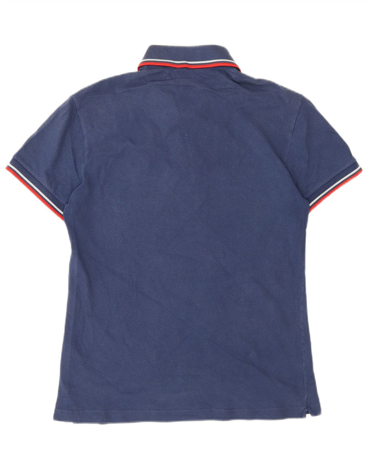 FRED PERRY Polo para hombre pequeño algodón azul marino